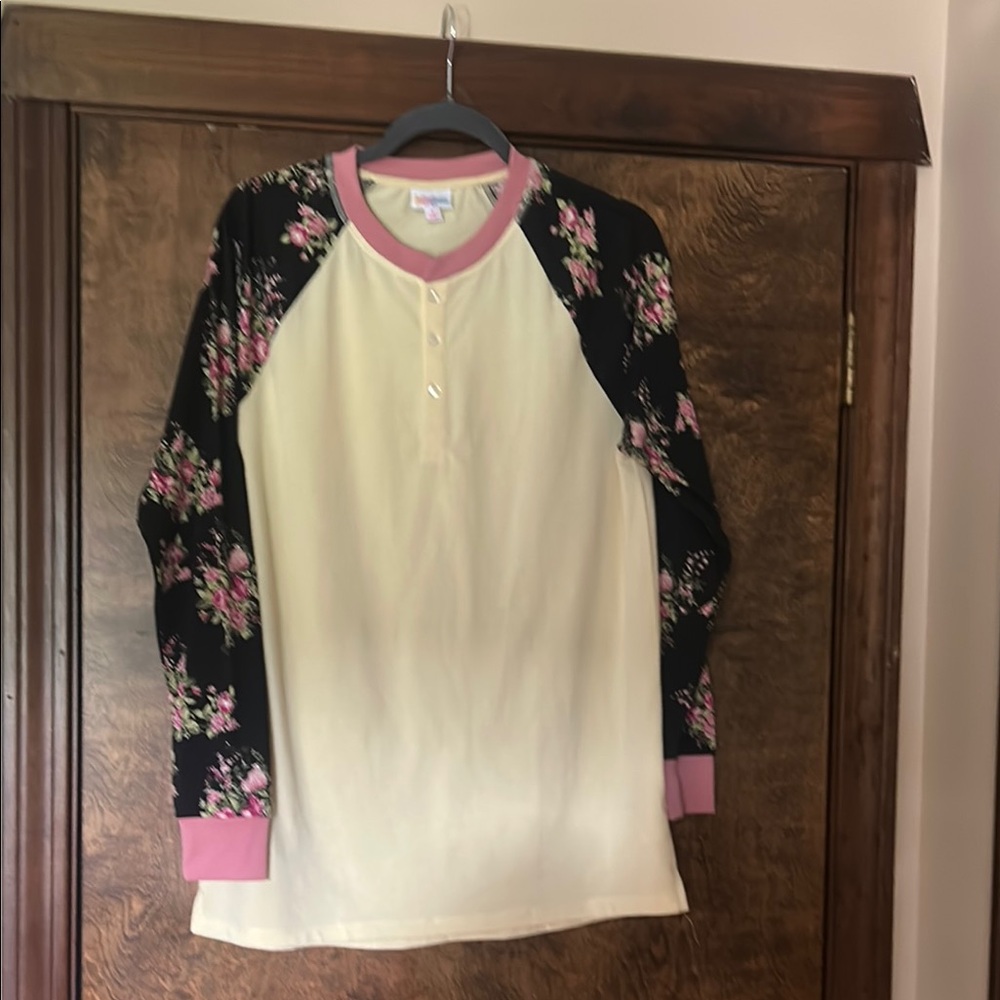 LuLaRoe Long Sleeve Floral Tee